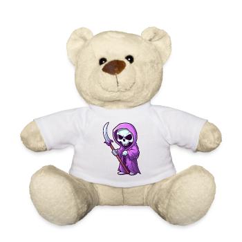 Autocollant Graffiti Grim Reaper - Nounours - blanc - Devant