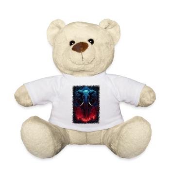 bébé anniversaire cadeau idée plage geek animal - Nounours - blanc - Devant