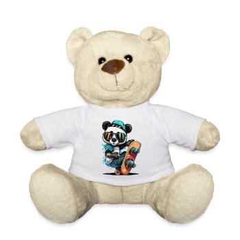 Pandas Skateboard - Nounours - blanc - Devant