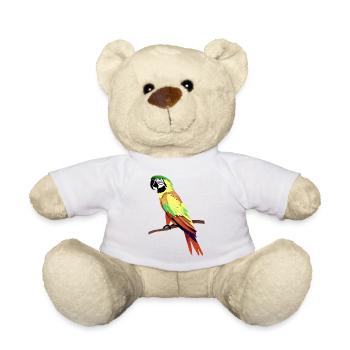 Cockatiel Budgie Bird Bird Bird Owner - Teddy Bear - white - Front