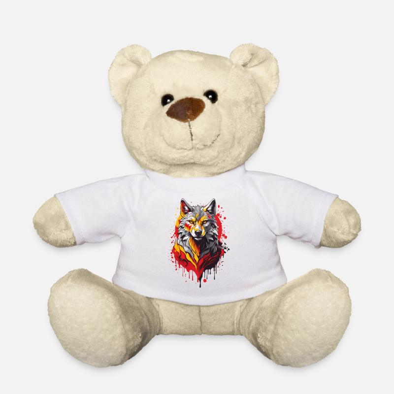 Loup Cool - Nounours - blanc