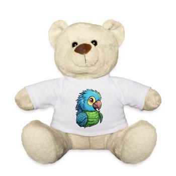 Papagei - Teddy - Weiß - Vorne