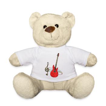 Guitare - Nounours - blanc - Devant