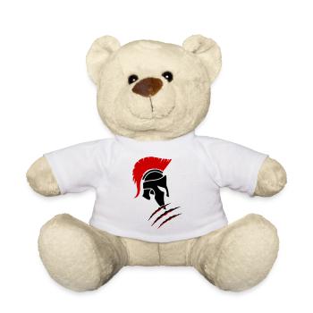 Sparta Warrior - Teddy Bear - white - Front