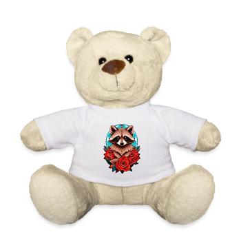 Raton laveur - Nounours - blanc - Devant