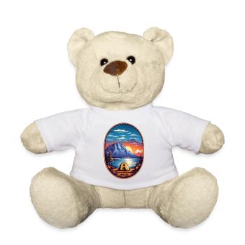 Camping time - Teddy Bear - white - Front