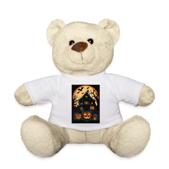 Joyeux halloween - Nounours - blanc - Devant