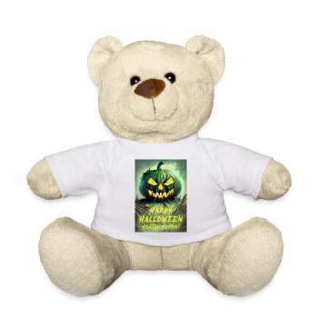 Happy Halloween Mortal Human - Teddy Bear - white - Front