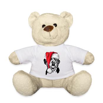 Père Noël Grand Bouvier Suisse Noël - Nounours - blanc - Devant