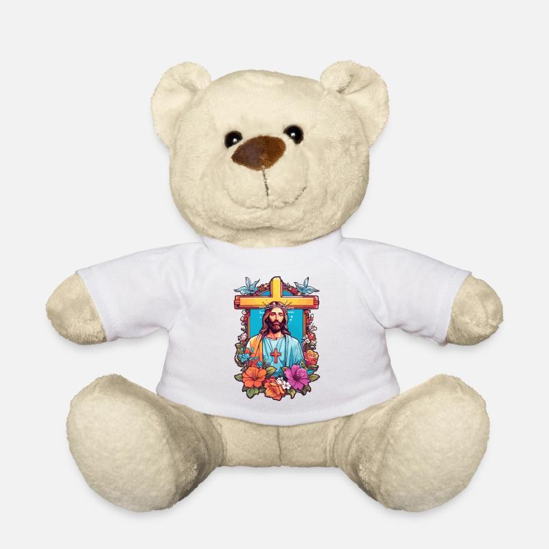 Jesus Christus - Teddy - Weiß