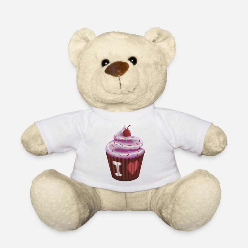 Cupcake - Teddy - Weiß