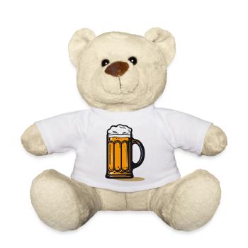Bier-Ikone - Teddy - Weiß - Vorne