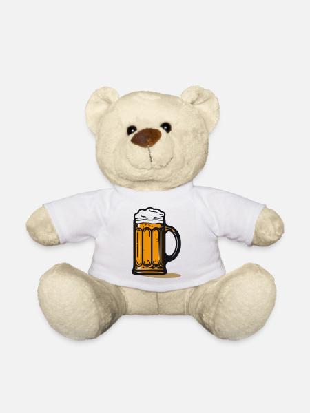 Bier-Ikone - Teddy - Weiß