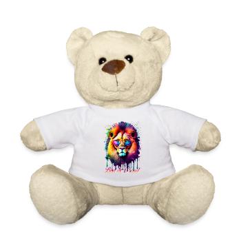 Lion and Proud - Teddy Bear - white - Front
