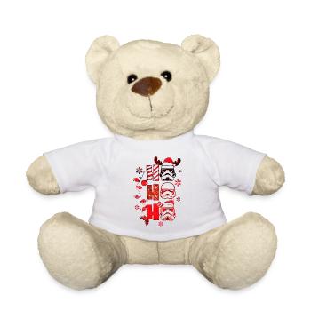 Weihnachten Weihnachtsmann Weihnachtsmann ungezogene Feiertage Winter - Teddy - Weiß - Vorne