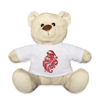 Weihnachten Weihnachtsmann Weihnachtsmann ungezogene Feiertage Winter - Teddy - Weiß - Vorne