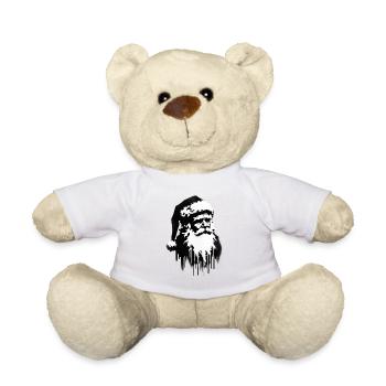 Weihnachtsmann Santa Claus - Teddy - Weiß - Vorne