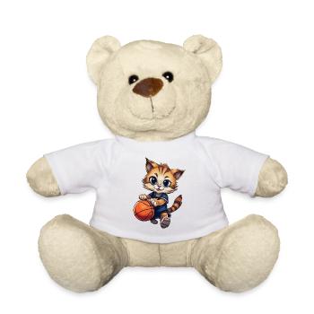 Basketball Kätzchen - Teddy - Weiß - Vorne
