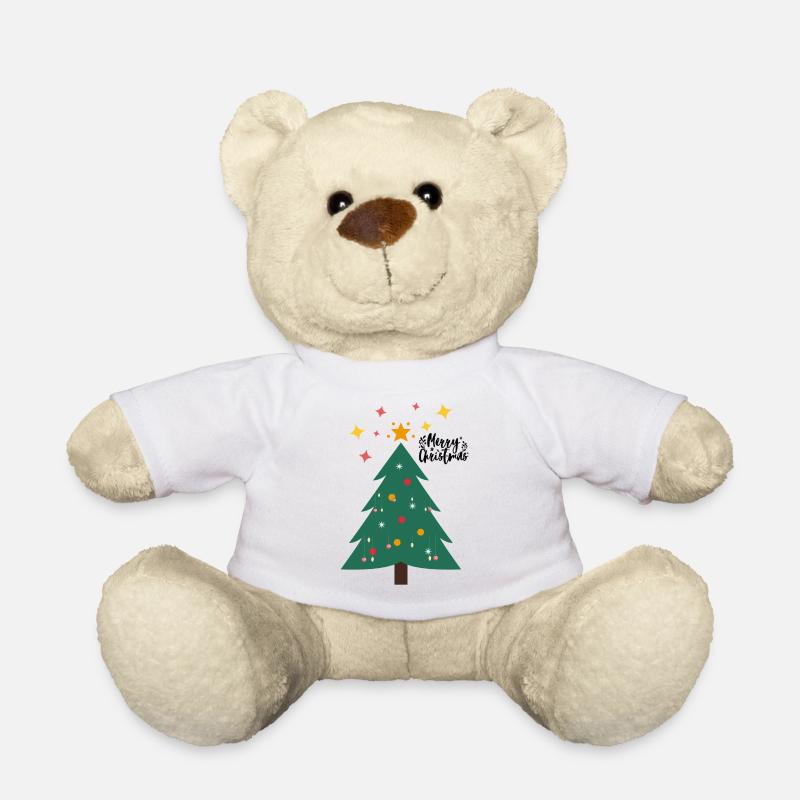 Weihnachtsbaum - Christbaum - Teddy - Weiß