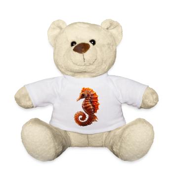 Seahorses are related to sticklebacks - Teddy Bear - white - Front