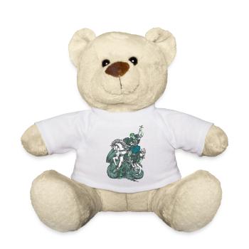 Michael Erzengel Heiliger Christliche Engel Heiliger SNK - Teddy - Weiß - Vorne