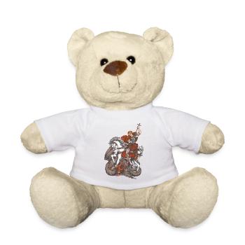 Michael Erzengel Heiliger Christliche Engel Heiliger SNK - Teddy - Weiß - Vorne