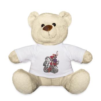 Michael Erzengel Heiliger Christliche Engel Heiliger SNK - Teddy - Weiß - Vorne