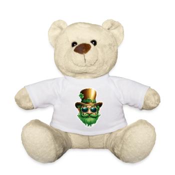 Leprechaun / Leprechaun / Vert / Gingembre / Irlande - Nounours - blanc - Devant