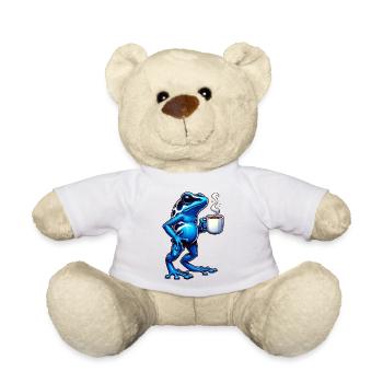 Poison Frog Coffee - Teddy Bear - white - Front