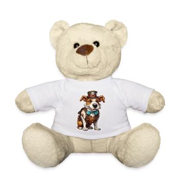 Lederhosen / Animal / Traditional costume / Tradition / Dog - Teddy Bear - white - Front