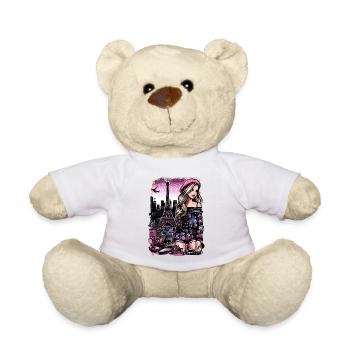Paris Fashion Flair – Tour Eiffel Chic - Nounours - blanc - Devant