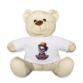 Horror Clown / Zirkus / lustig / Show / Halloween - Teddy - Weiß - Vorne
