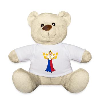 Philippines Filipina Flag Dalagang I Gift - Teddy Bear - white - Front