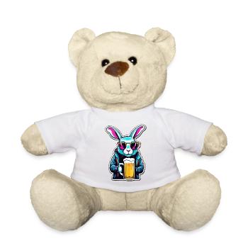 Lapin de Pâques / Pâques / Oeufs / Vacances / Pâques - Nounours - blanc - Devant