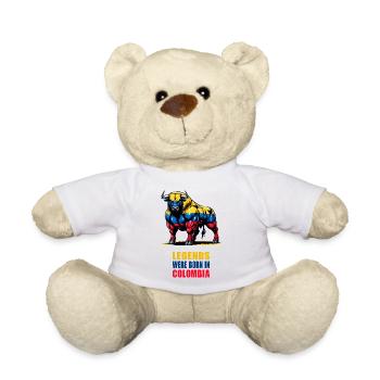 Legenden sind in Kolumbien geboren - Teddy - Weiß - Vorne