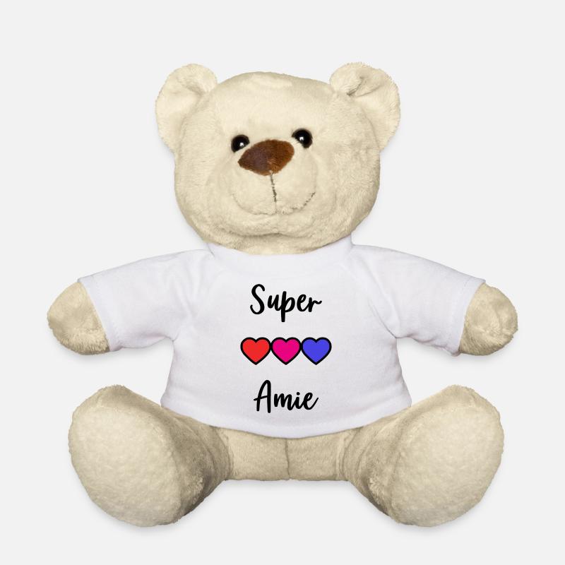 SUPER AMIE - Nounours - blanc