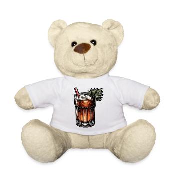 Cocktail / Bar / Mixing / Drink / Exotic / Club - Teddy Bear - white - Front