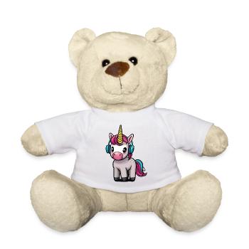 Cute Animals Einhorn 01 - Teddy - Weiß - Vorne