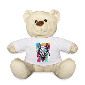 Wendigo / Evil Spirit / Possessive / Horror - Teddy Bear - white - Front