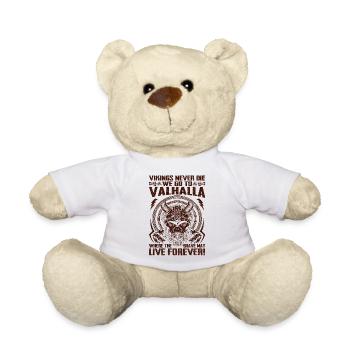 Scandinavie nordique rétro viking mythologie mystique - Nounours - blanc - Devant