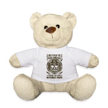 Nordic scandinavia retro viking mystical mythology - Teddy Bear - white - Front