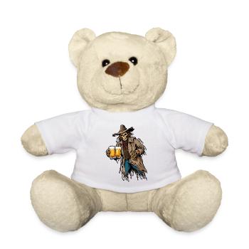 Vogelscheuche / Erntehelfer / Maisfeld / Feld - Teddy - Weiß - Vorne