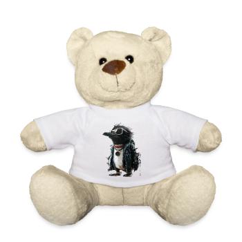 Pinguin Punk - Nounours - blanc - Devant
