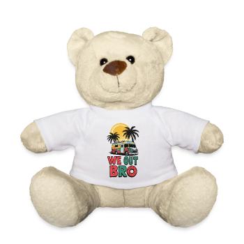 Wir sind raus Bruder, letzter Schultag Lehrer - Teddy - Weiß - Vorne