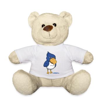 Oiseau à bec-en-sabot Ornithologue Forêt I Cadeau - Nounours - blanc - Devant