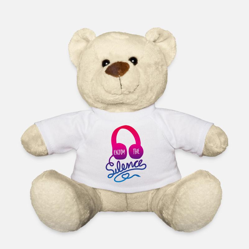 enjoy the silence - ME-Time spielen - Teddy Bear - white