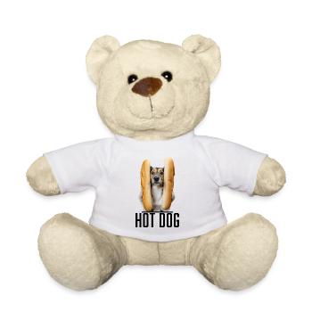 Hot dog - Teddy Bear - white - Front