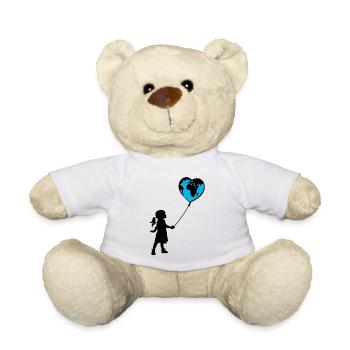 Planet Earth - Teddy Bear - white - Front