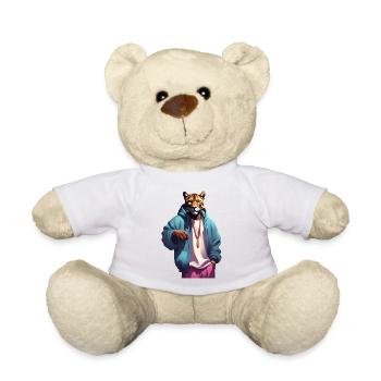 Tigre Hip Hop - Nounours - blanc - Devant