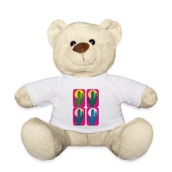 Cactus Mexique 4 plis - Nounours - blanc - Devant